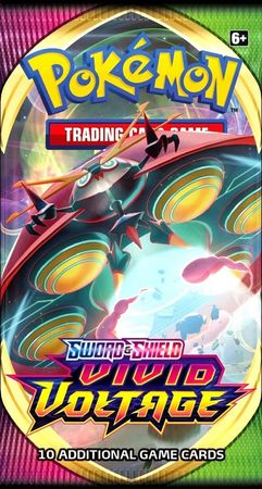 pokemon sword & shield vivid voltage booster pack Sleeved Case - SWSH04: Vivid Voltage Shield Vivid Voltage Booster Pack now featuring the peculiar Orbeetle Pokemon TCG Sword & Shield