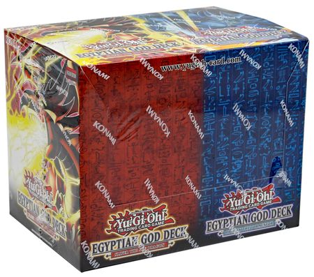 Egyptian God Deck Display - Slifer the Sky Dragon & Obelisk the Tormentor [1st Edition] (4 of each deck)